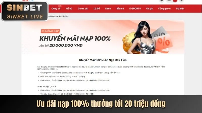 Thưởng chào mừng by88